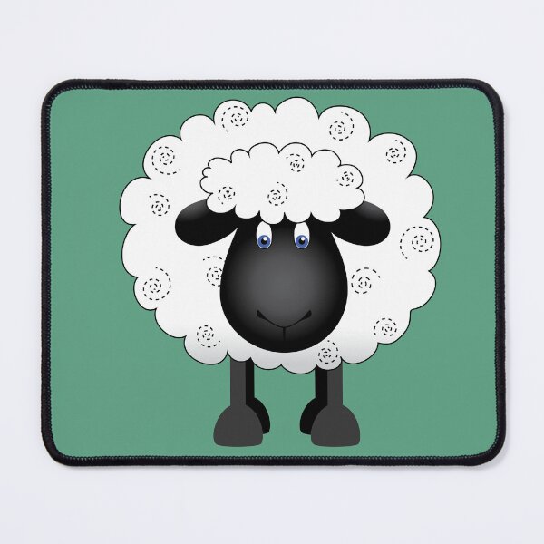 Item preview, Cute Shelby Sheep in a Green Field designed and sold by Running-Duck.
