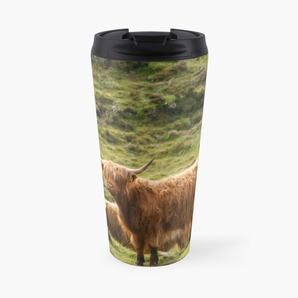 Scottish Highland Cows Travel Mug