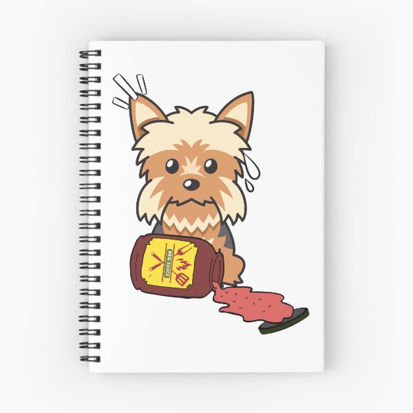 Item preview, Cute Yorkshire Terrier Spilled BBQ Sauce designed and sold by Pet Station.