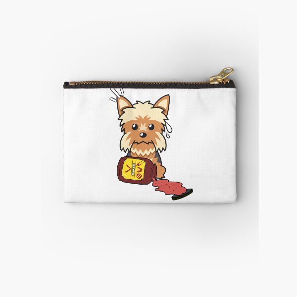 Item preview, Cute Yorkshire Terrier Spilled BBQ Sauce designed and sold by Pet Station.