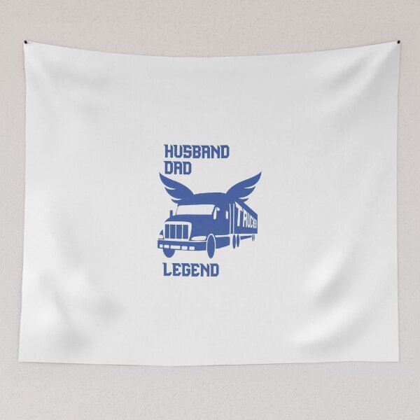 Item preview, Husband Dad trucker legend designed and sold by lushlydesign.
