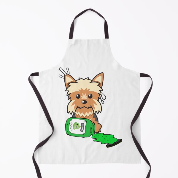 Item preview, Cute Yorkshire Terrier Spilled Wasabi Sauce designed and sold by Pet Station.