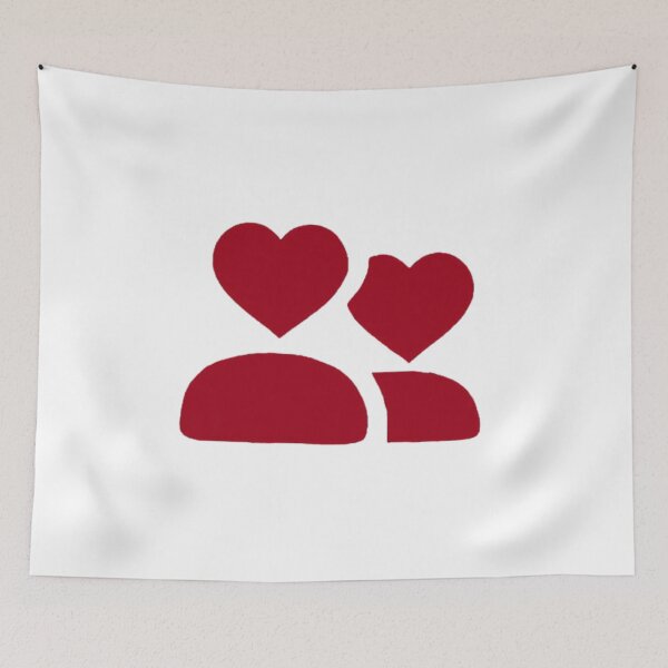 Item preview, red heart people icon designed and sold by gilmoregirlies.