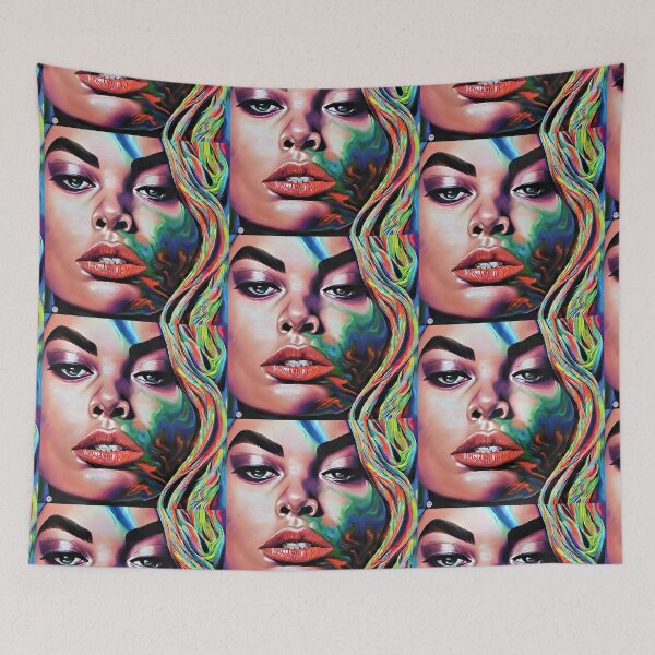 Item preview, expressive portrait of  Margot designed and sold by bogfl.