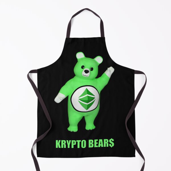 Item preview, KRYPTO BEAR$ Ethereum Bear Waving designed and sold by ToxicHoney.