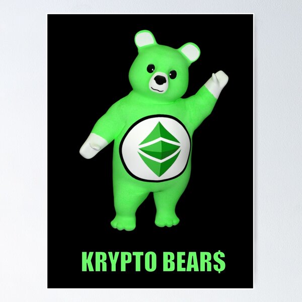 Artikel-Vorschau von KRYPTO BEAR$ Astraleum Bär winkt, designt und verkauft von ToxicHoney.