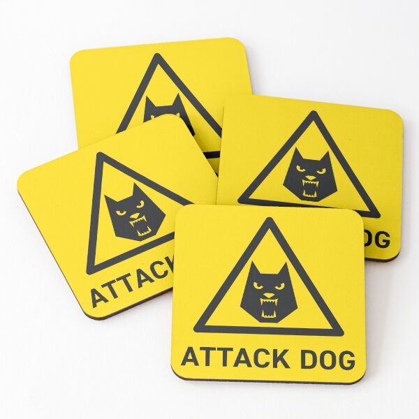 Item preview, Attack Dog Pet Safety Warning Sign designed and sold by VoodooCircus.