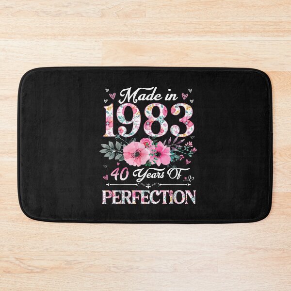 Item preview, 40 Year Old Made In 1983 Floral 40th Birthday Gifts Women T-Shirt designed and sold by Baron-Hagen.