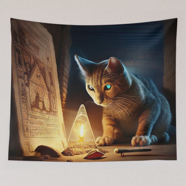 Item preview, Kitty in the Tomb of Doom designed and sold by illstaticart.
