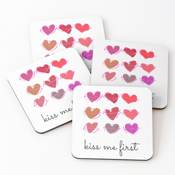 Item preview, Kiss me Frist Hearts and lips designed and sold by Glatti.