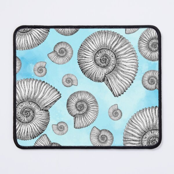 Item preview, Blue Ammonites designed and sold by Lil-Bit-Batty.