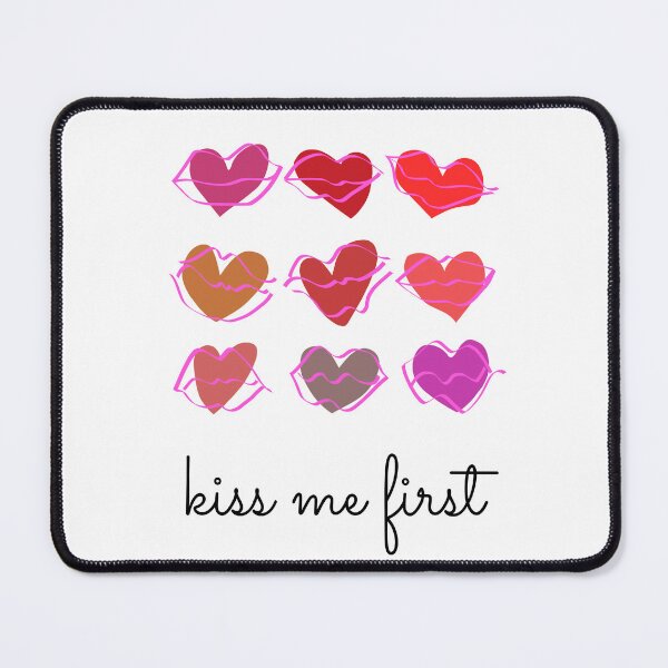 Item preview, Kiss me Frist Hearts and lips designed and sold by Glatti.