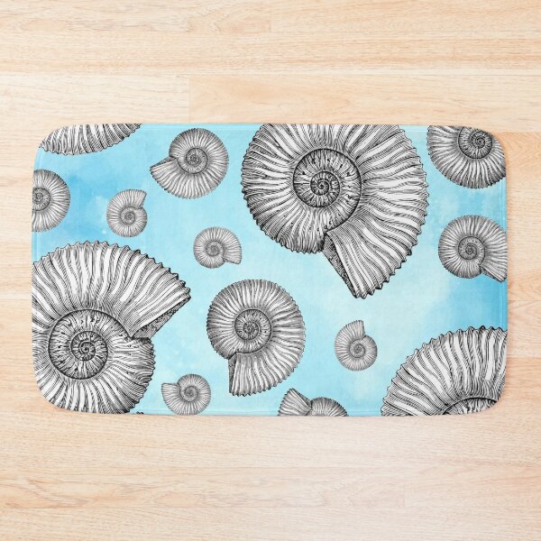 Item preview, Blue Ammonites designed and sold by Lil-Bit-Batty.