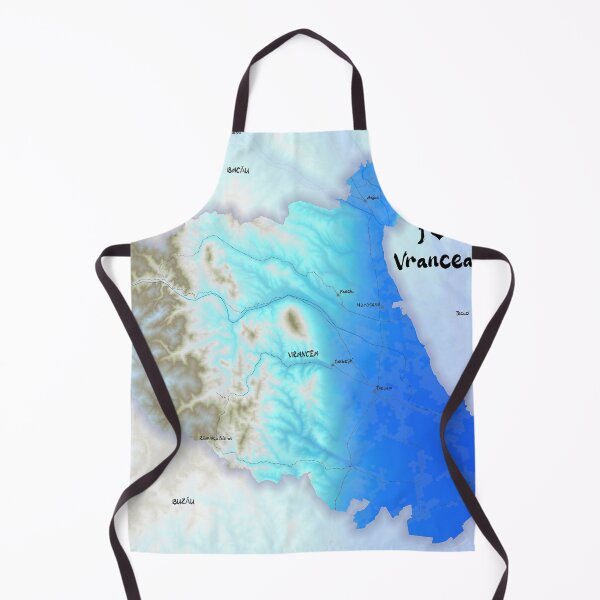 Item preview, Vrancea County Map, România designed and sold by maptheclouds.