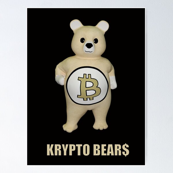 Artikel-Vorschau von KRYPTO BEAR$ Bitcoin Bär, designt und verkauft von ToxicHoney.