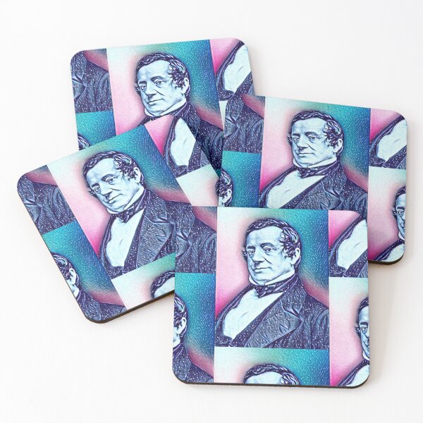 Item preview, Washington Irving Artwork | Washington Irving Portrait | Washington Irving Wall Art  designed and sold by Suyogsonar25.
