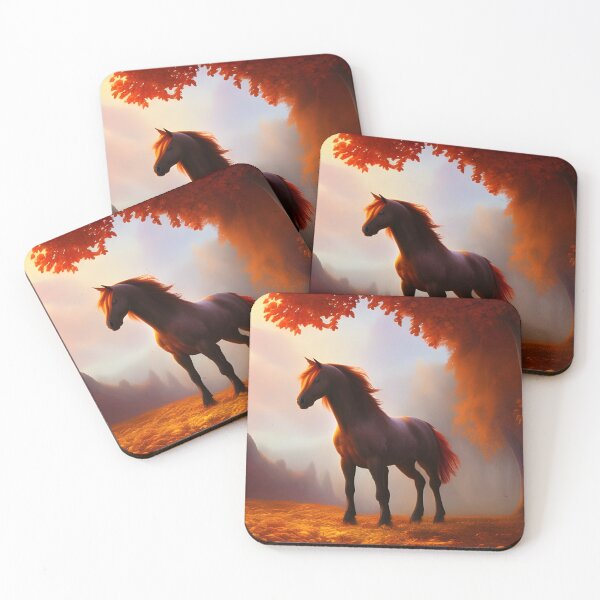 Item preview, Horse underneath autumn tree designed and sold by MIGSZ.