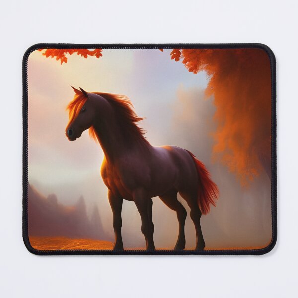 Item preview, Horse underneath autumn tree designed and sold by MIGSZ.