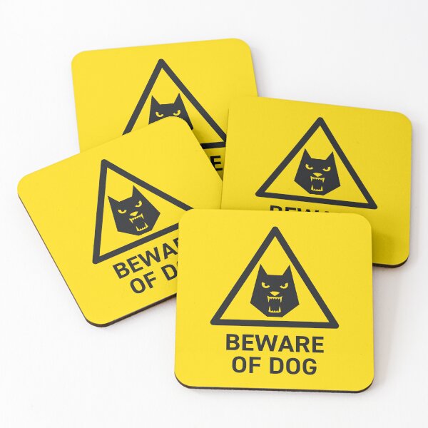 Item preview, Beware Of Dog Pet Safety Warning Sign designed and sold by VoodooCircus.