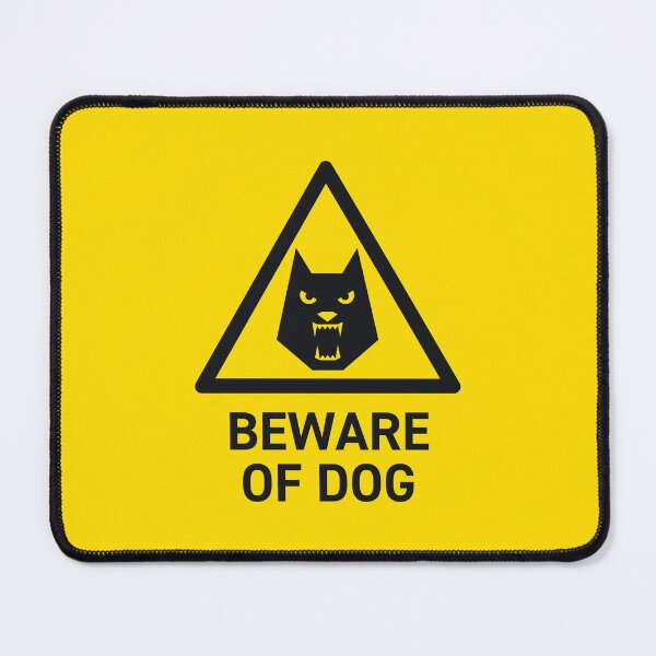 Item preview, Beware Of Dog Pet Safety Warning Sign designed and sold by VoodooCircus.