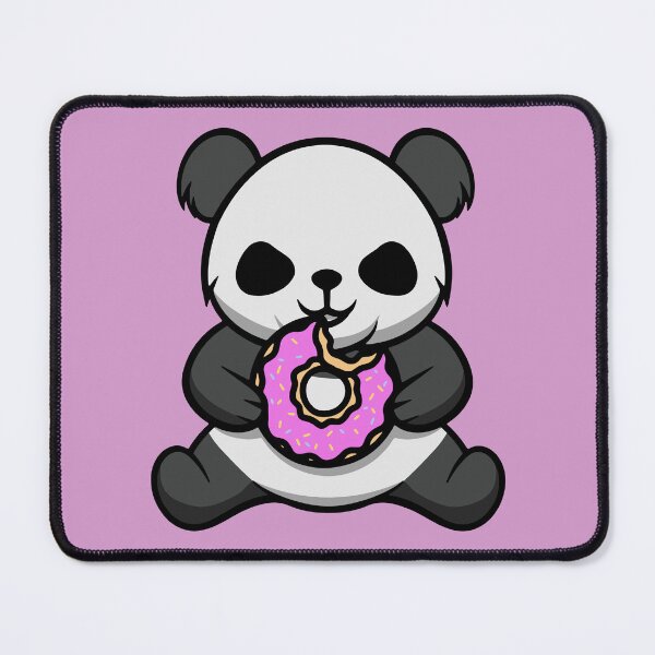 Item preview, Cute Panda Eating Donut designed and sold by cubbone.