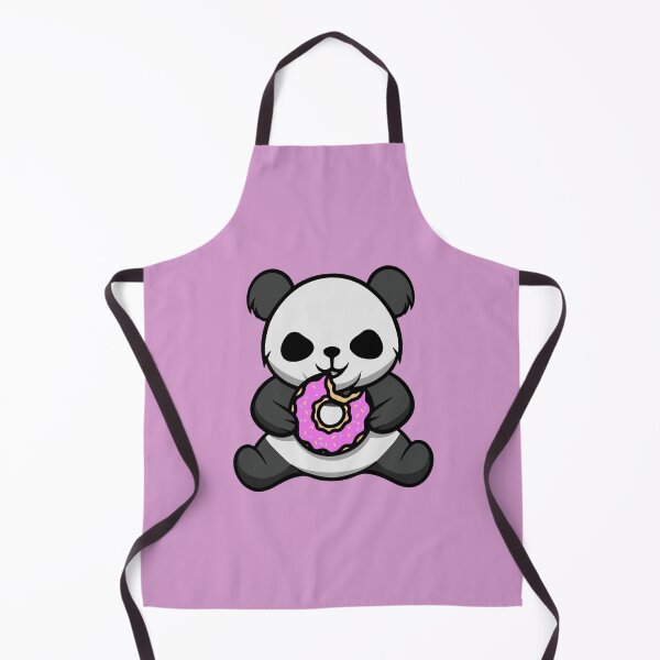 Item preview, Cute Panda Eating Donut designed and sold by cubbone.