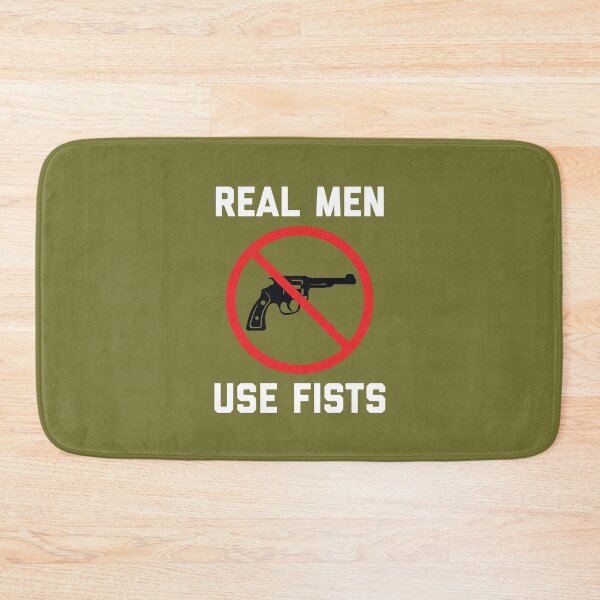 Item preview, Real Men Use Fists designed and sold by bouymakesart.
