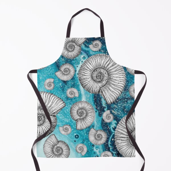 Item preview, Blue Marble Ammonites designed and sold by Lil-Bit-Batty.
