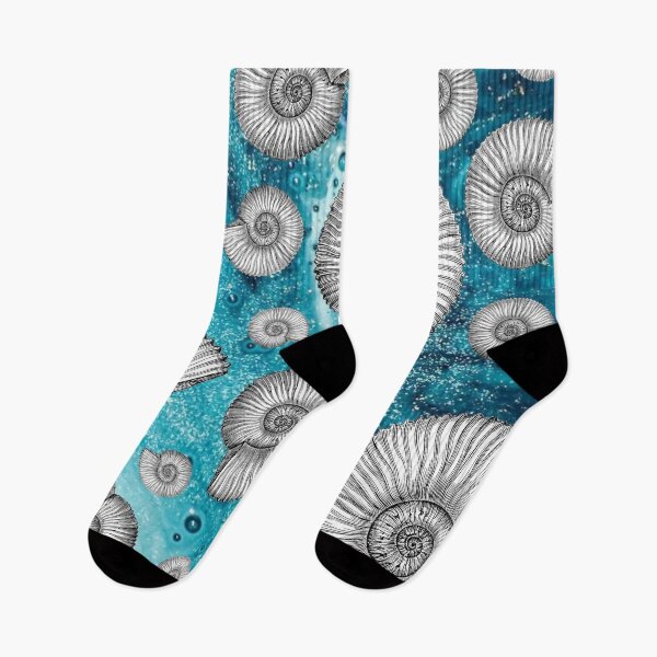 Item preview, Blue Marble Ammonites designed and sold by Lil-Bit-Batty.