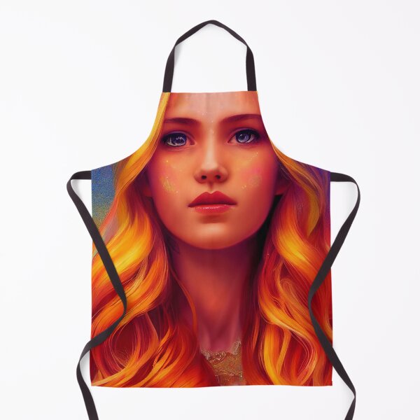 Item preview, a digital painting of a woman with long blonde hair designed and sold by DesignAtYO.