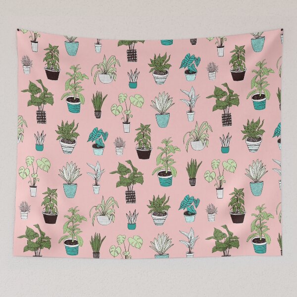 Item preview, house plants pattern designed and sold by Michelle doran.