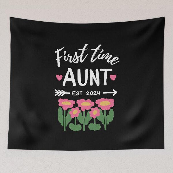 Item preview, First Time Aunt Est. 2024 Promoted To New Aunt Design designed and sold by HolyWater SHOP.