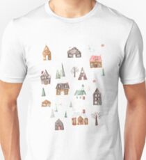 Gingerbread Village Unisex T-Shirt