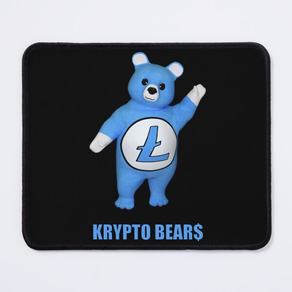 Item preview, KRYPTO BEAR$ Litecoin Bear Waving designed and sold by ToxicHoney.