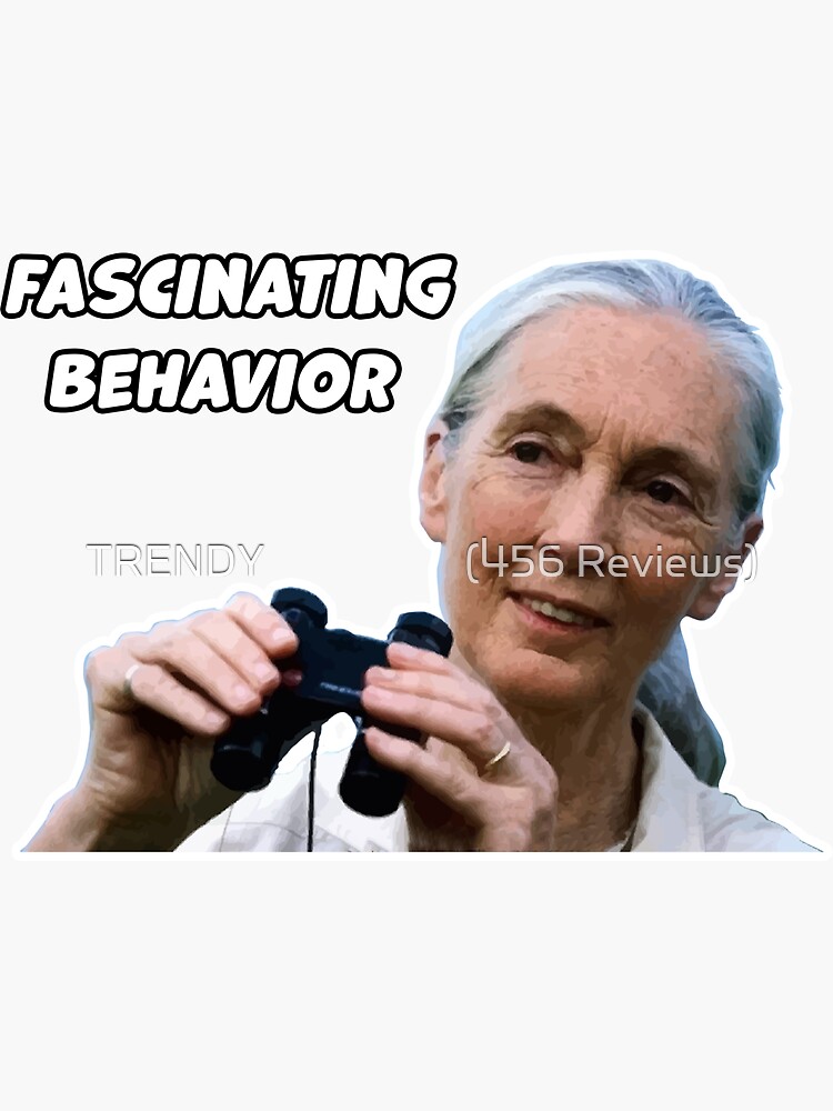 "fascinating behavior meme" Sticker for Sale by YesSiiir | Redbubble