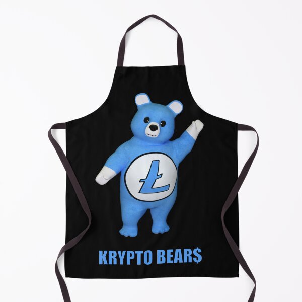 Item preview, KRYPTO BEAR$ Litecoin Bear Waving designed and sold by ToxicHoney.