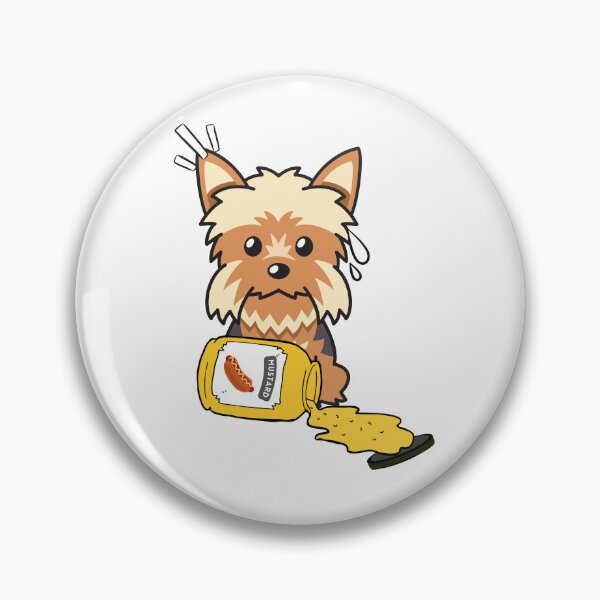 Item preview, Cute Yorkshire Terrier Spilled mustard  designed and sold by Pet Station.