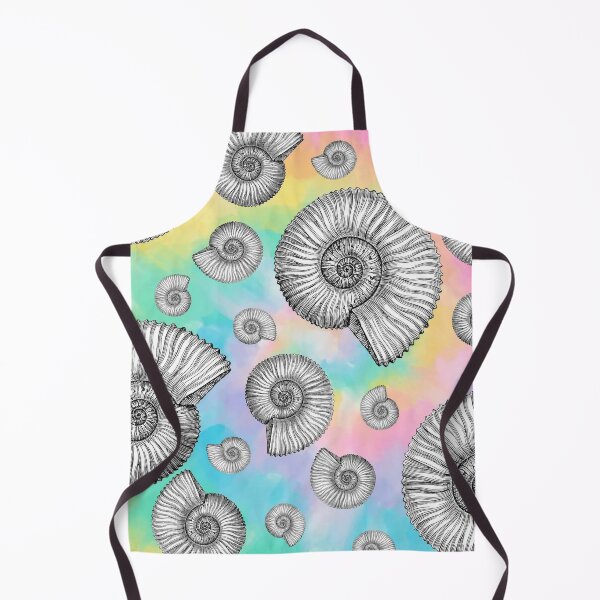 Item preview, Rainbow Tie Dye Ammonites designed and sold by Lil-Bit-Batty.