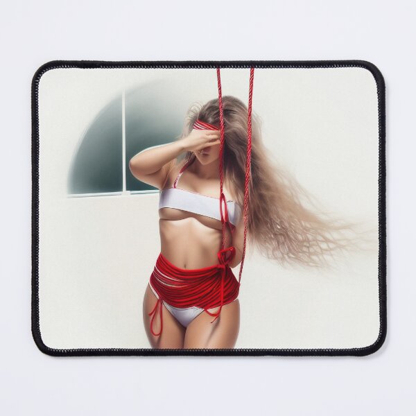 Item preview, Woman bound with ropes in bondage.  designed and sold by BDSMlovers.