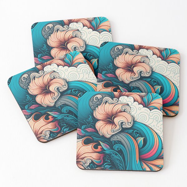 Item preview, Classic Flowers Pattern | Neon Flowers | Retro Flower Pattern | Flower Power | Acid Wash Flower Pattern | high resolution designed and sold by Synthetic-Intel.