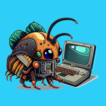 Artwork thumbnail, Computer Bug 2 by refosena