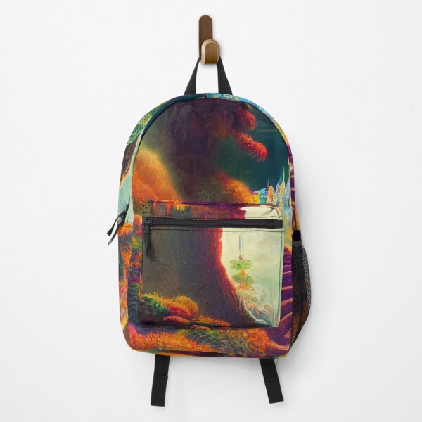 Item preview, a painting of a castle surrounded by mountains designed and sold by DesignAtYO.