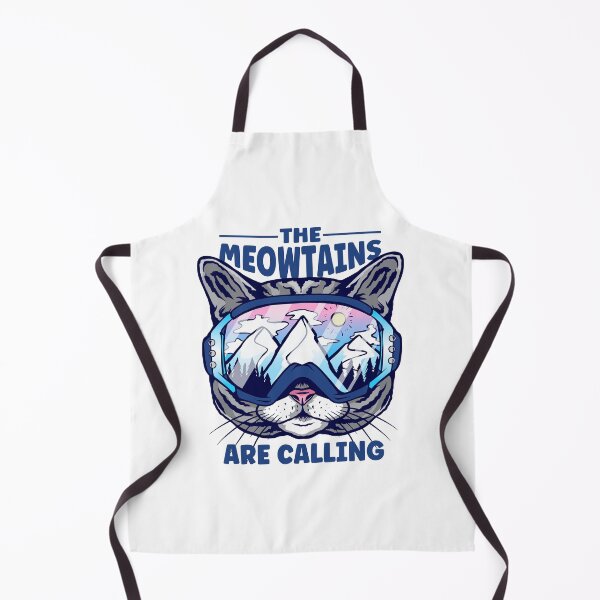 Item preview, The Meowtains Are Calling Skiing Snowboard Goggles Cat designed and sold by tobbz.