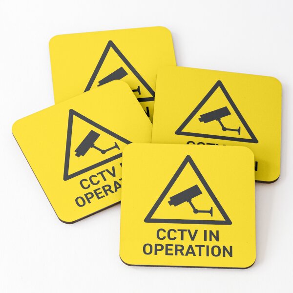 Item preview, CCTV In Operation Safety Warning Sign designed and sold by VoodooCircus.
