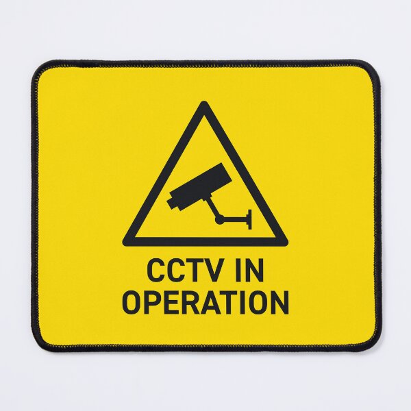 Item preview, CCTV In Operation Safety Warning Sign designed and sold by VoodooCircus.