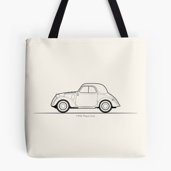 Item preview, 1936 Topolino (black on white) designed and sold by anuaramir.
