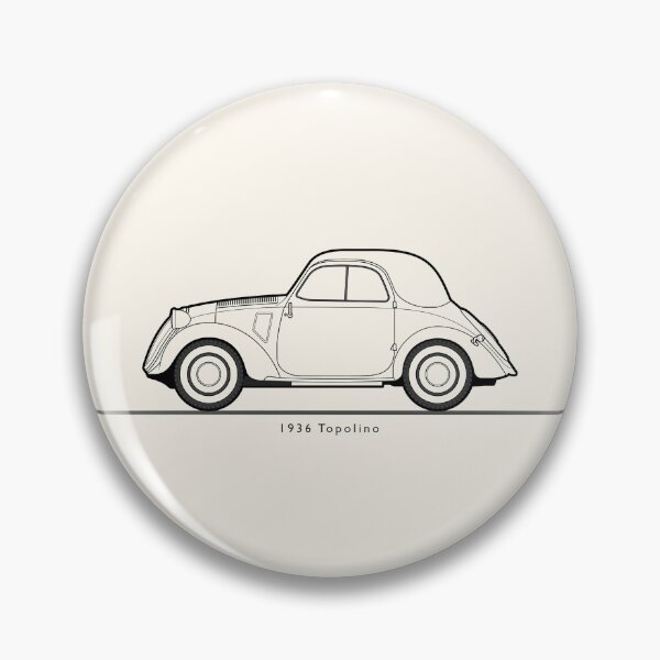 Item preview, 1936 Topolino (black on white) designed and sold by anuaramir.
