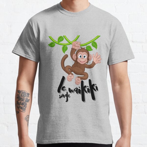 Tee shirt avec discount singe