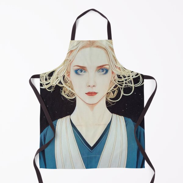 Item preview, una pintura de una mujer con cabello rubio y ojos azules designed and sold by DesignAtYO.