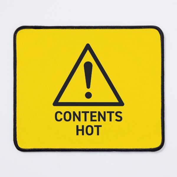 Item preview, Contents Hot Safety Warning Sign designed and sold by VoodooCircus.